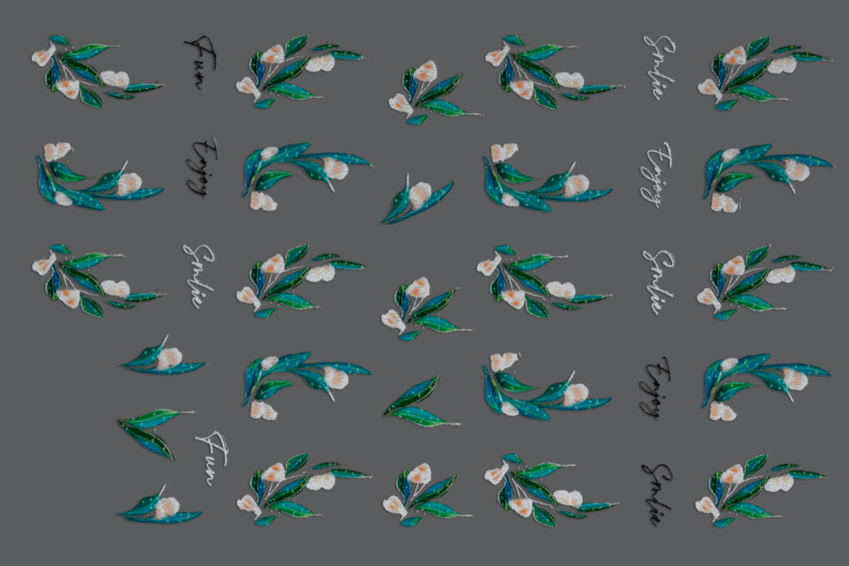 Jolifin LAVENI XL Sticker - Floral Nr. 3