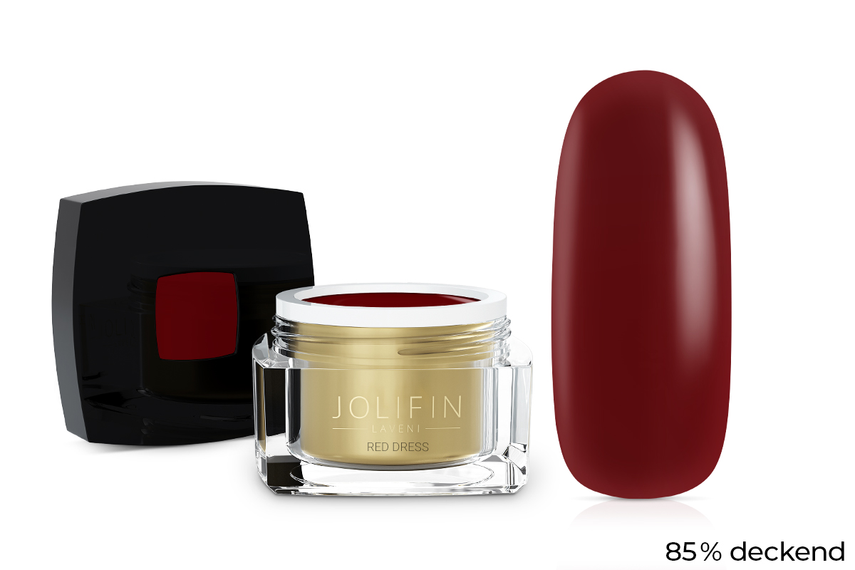 Jolifin LAVENI Farbgel - red dress 5ml