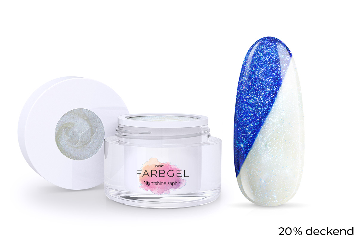 Jolifin Farbgel Nightshine saphir 5ml