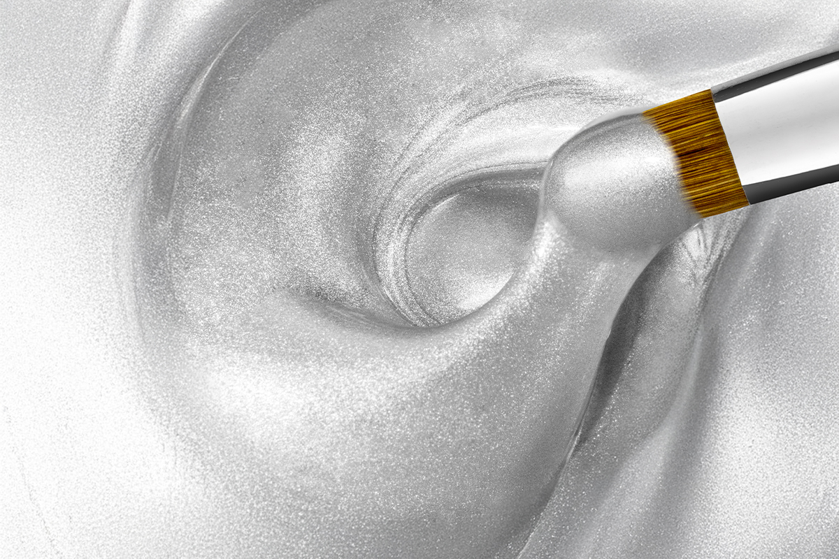 Jolifin Stamping-Gel - silver 5ml 