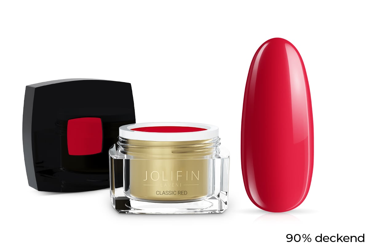 Jolifin LAVENI colour gel - classic red 5ml