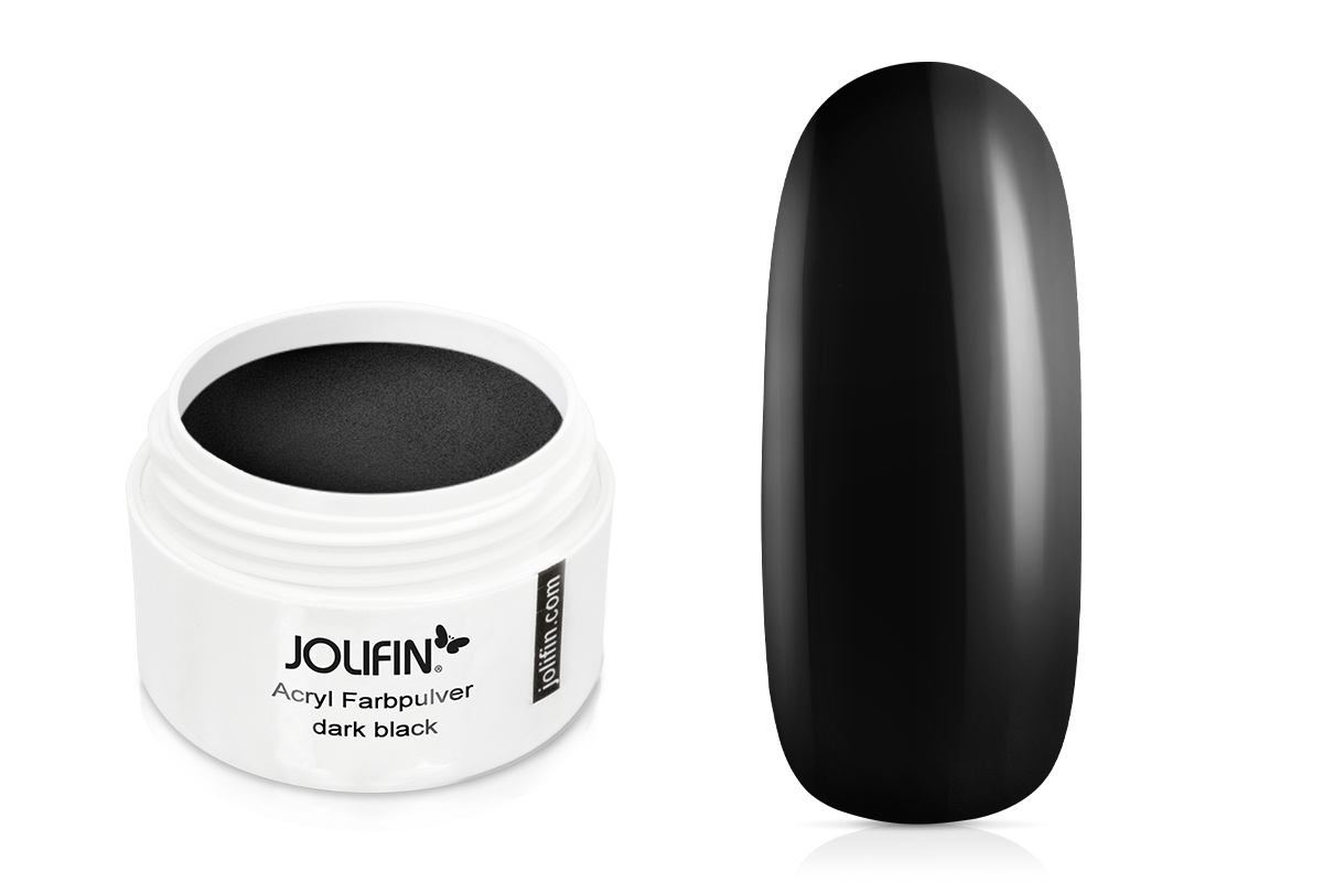 Jolifin Acryl Farbpulver - dark Black 5g