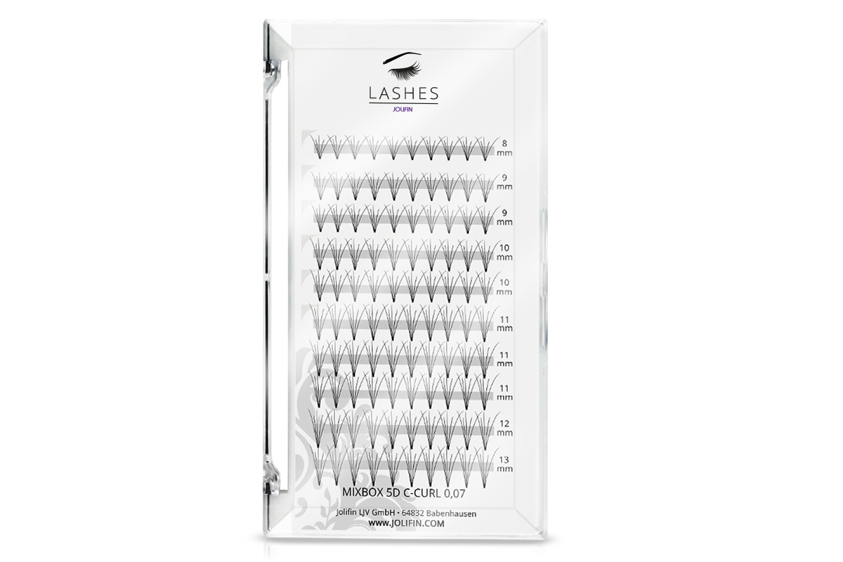 Jolifin Lashes - MixBox - 5D Eyelash Fan C-Curl 0,07