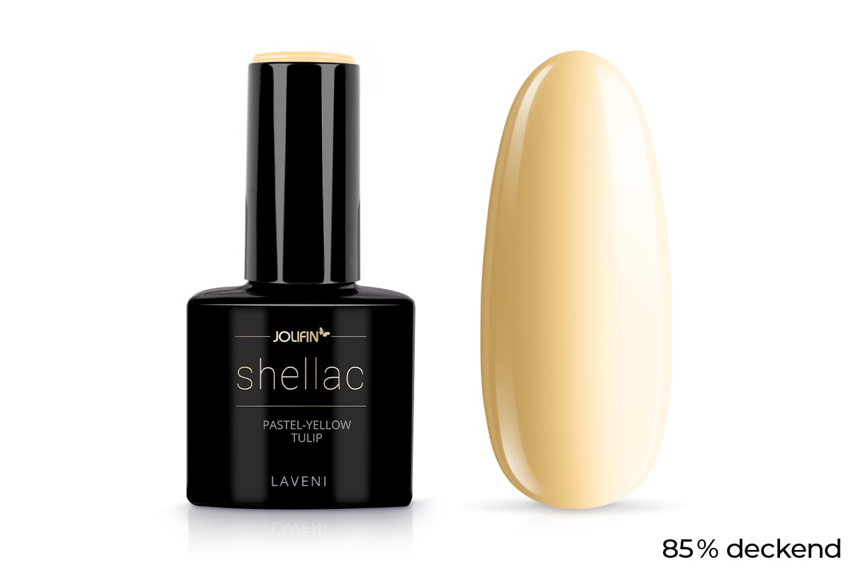 Jolifin LAVENI Shellac - pastell-yellow tulip 10ml