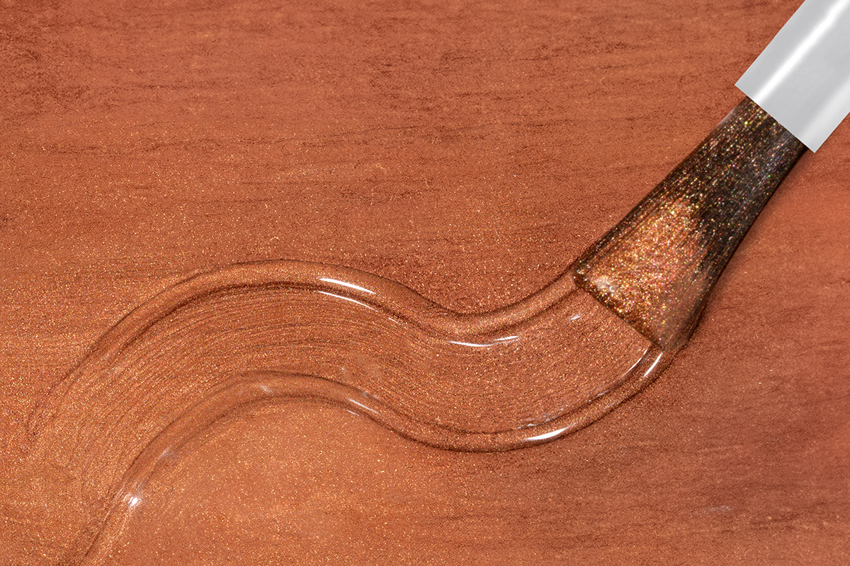 Jolifin LAVENI Shellac - metallic pearl copper 10ml
