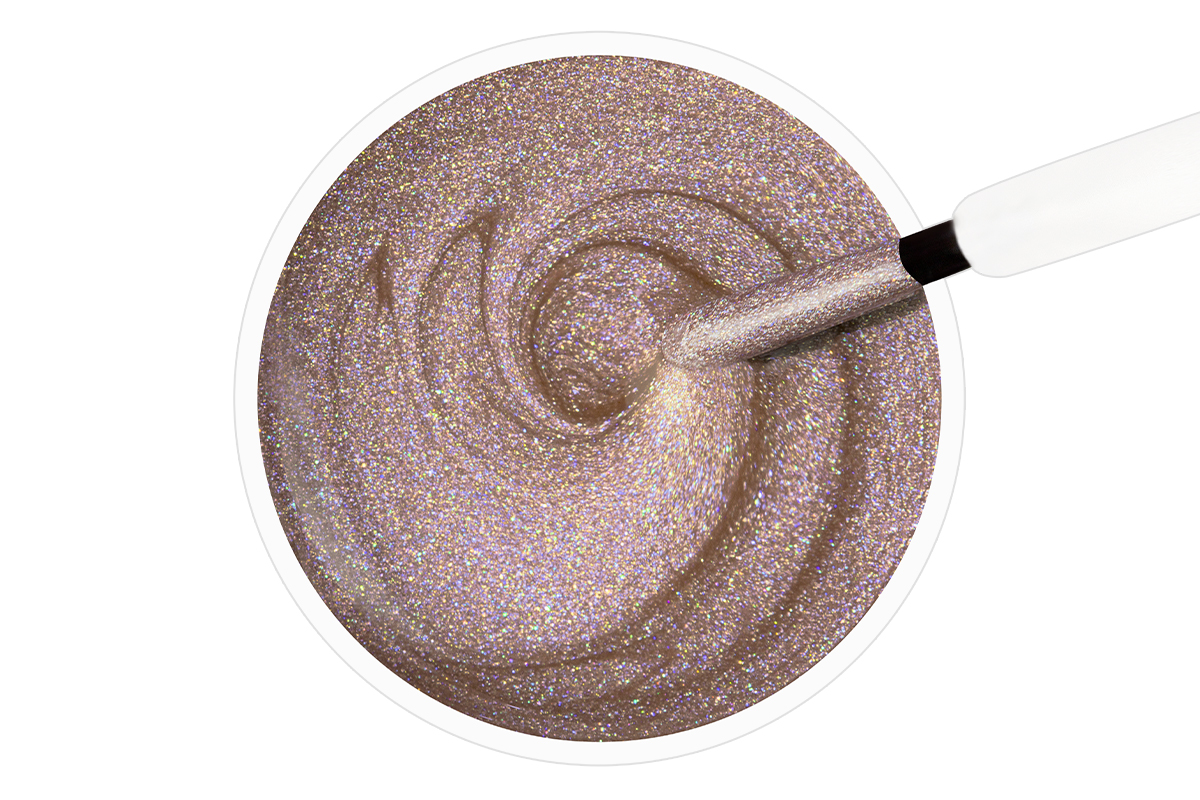 Jolifin Stamping polish - hologram nude 12ml