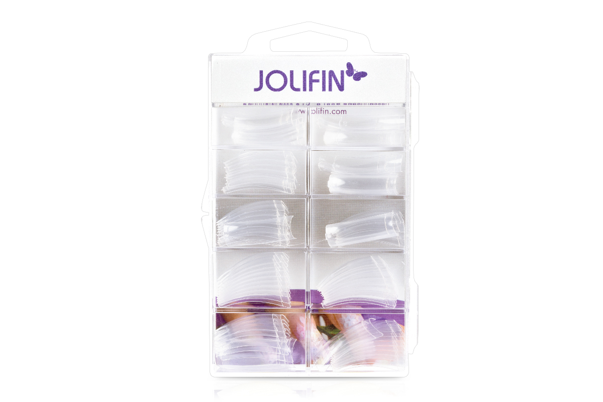 Jolifin 100 tip box curvy clear