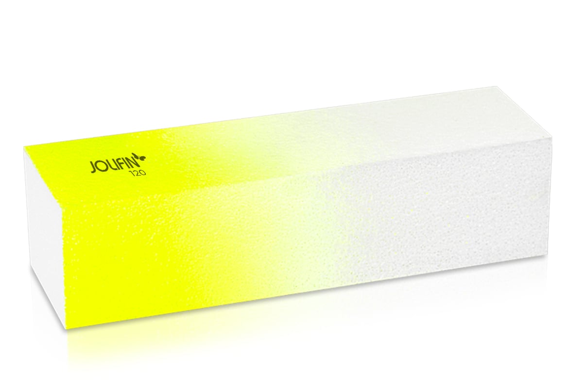 Jolifin Buffer-Schleifblock - Basic neon-yellow ombre