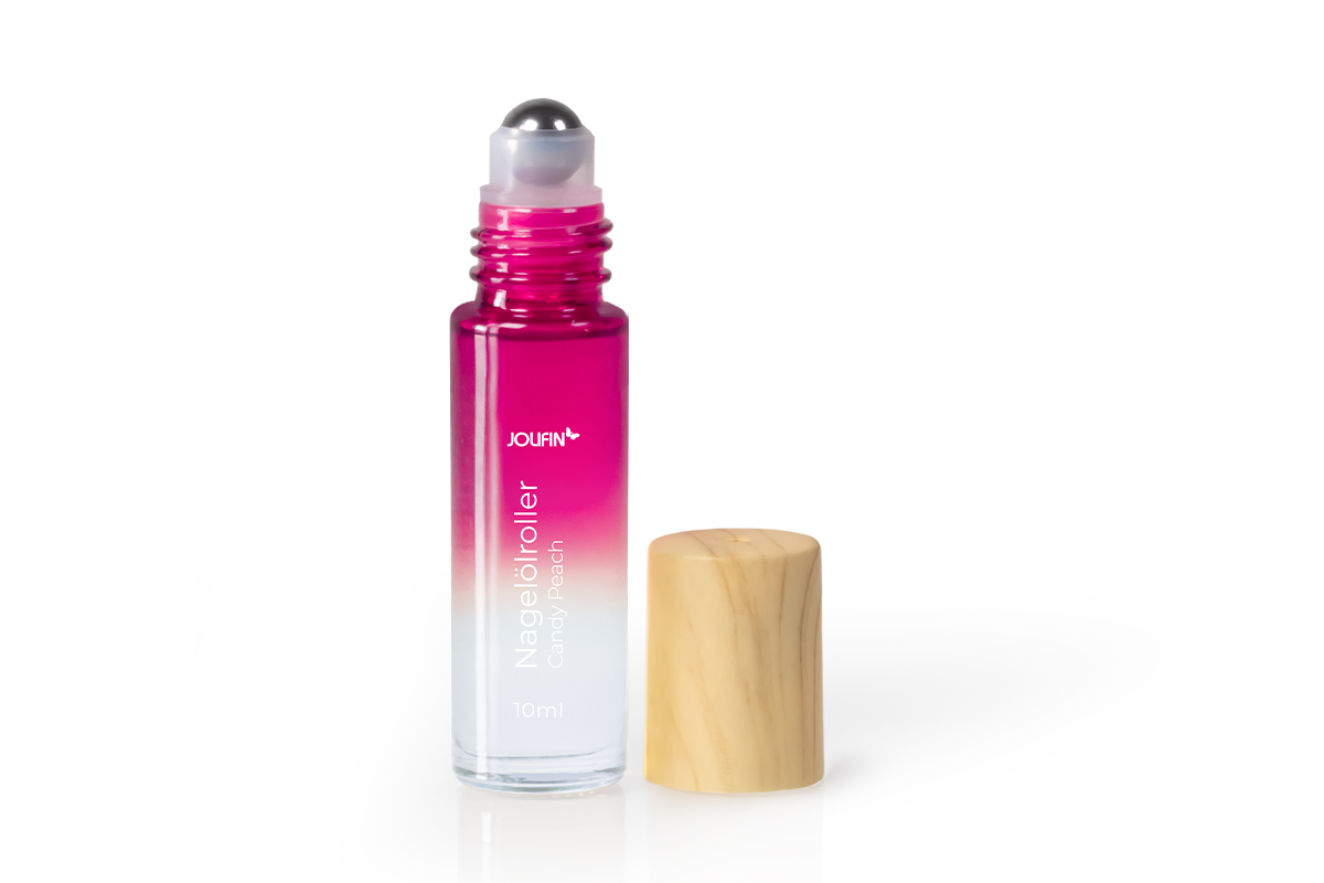 Jolifin Nail Oil Roller - Candy Peach 10ml