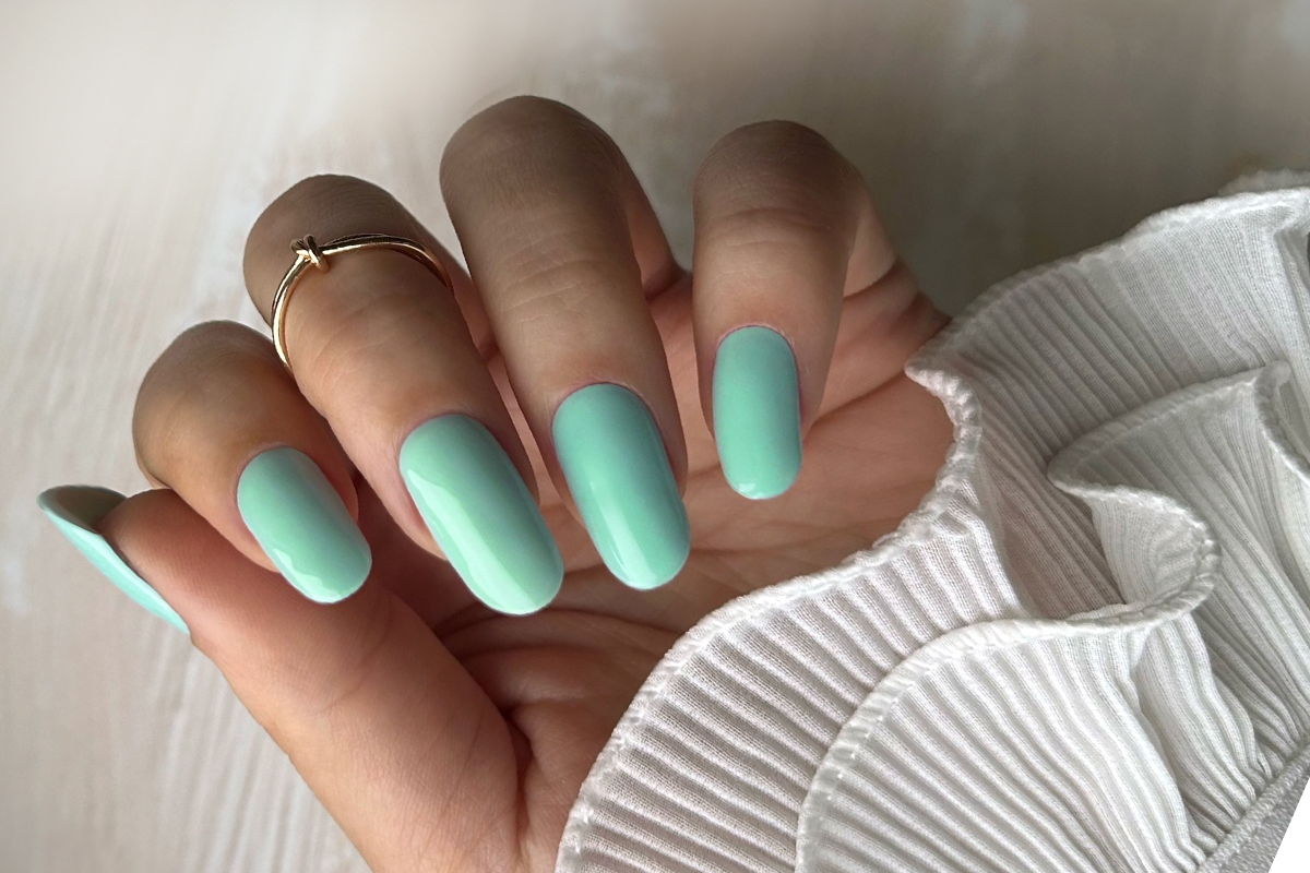 Jolifin LAVENI UV Gel Wraps - pastel mint