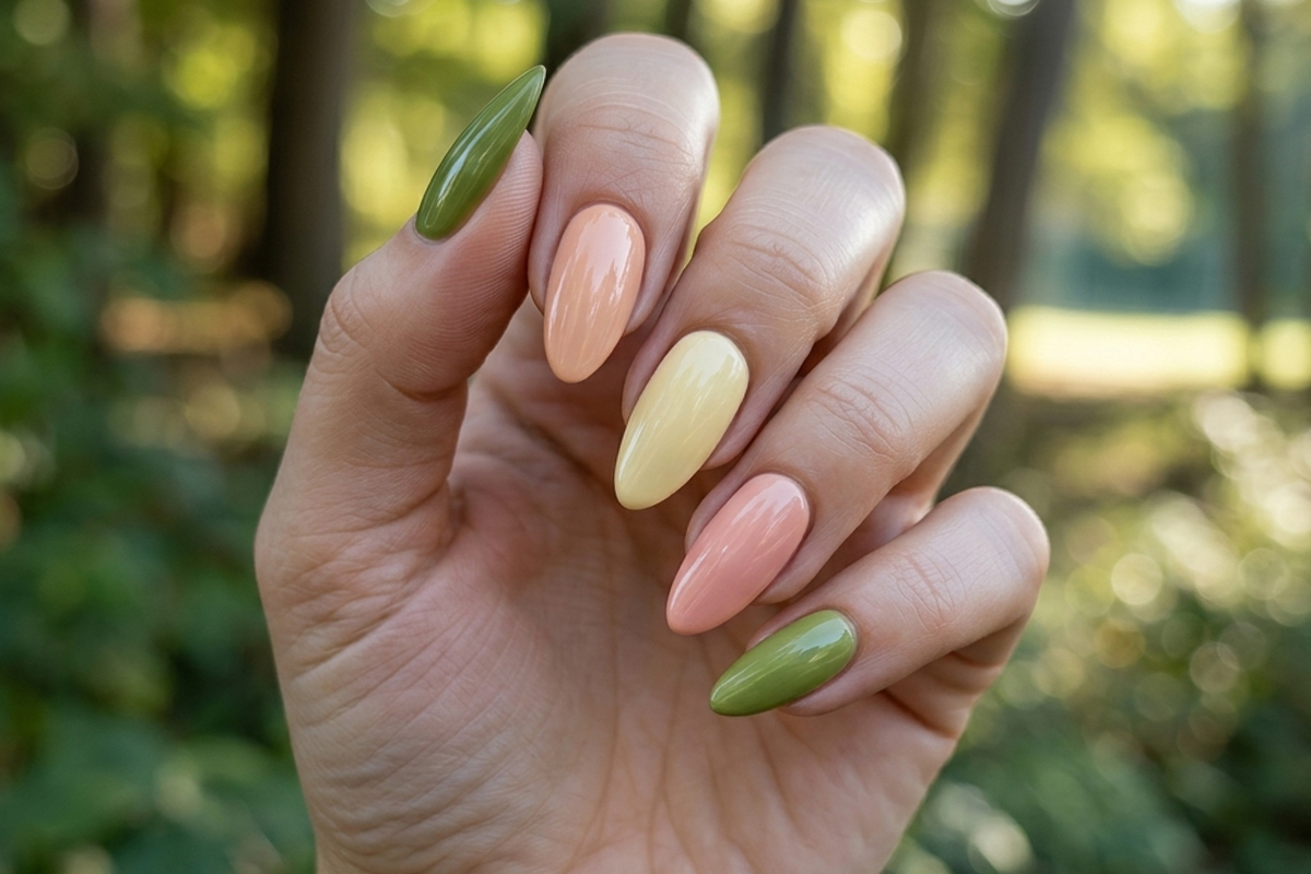 Jolifin LAVENI Shellac - rainforest green 10ml