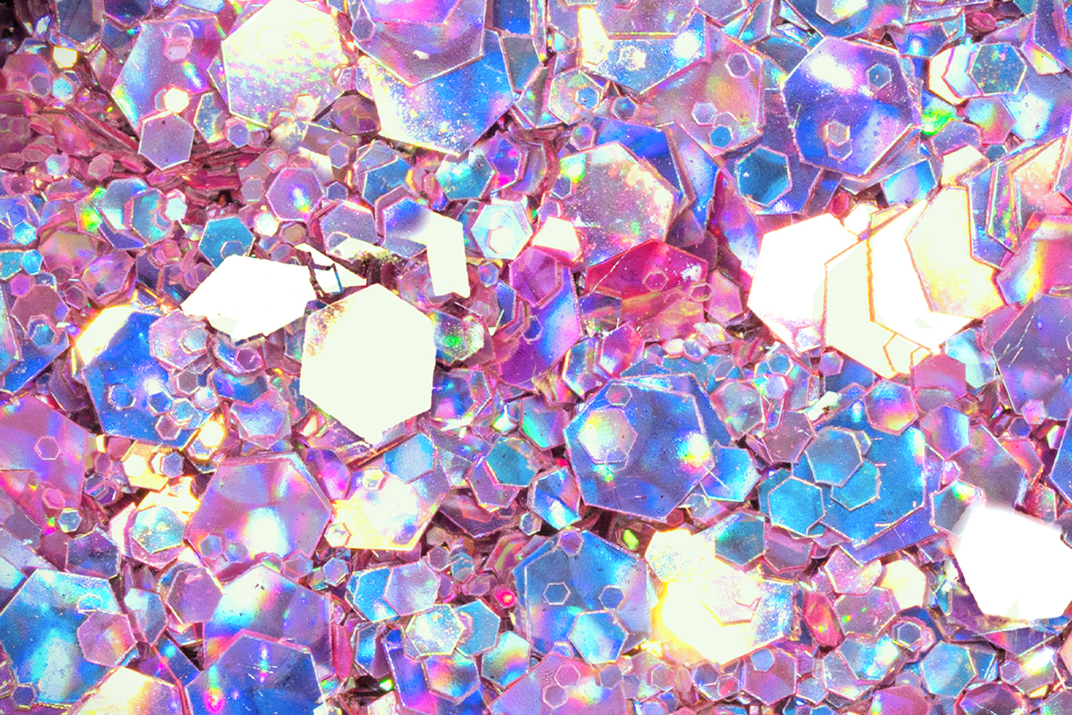 Jolifin Supernova Glitter - hologram lilac
