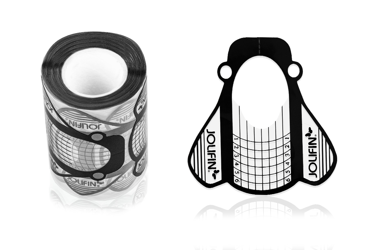 Jolifin stencils roll of 100 - clear