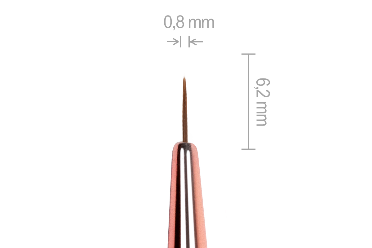 Jolifin LAVENI Brush rose gold - Fineliner short