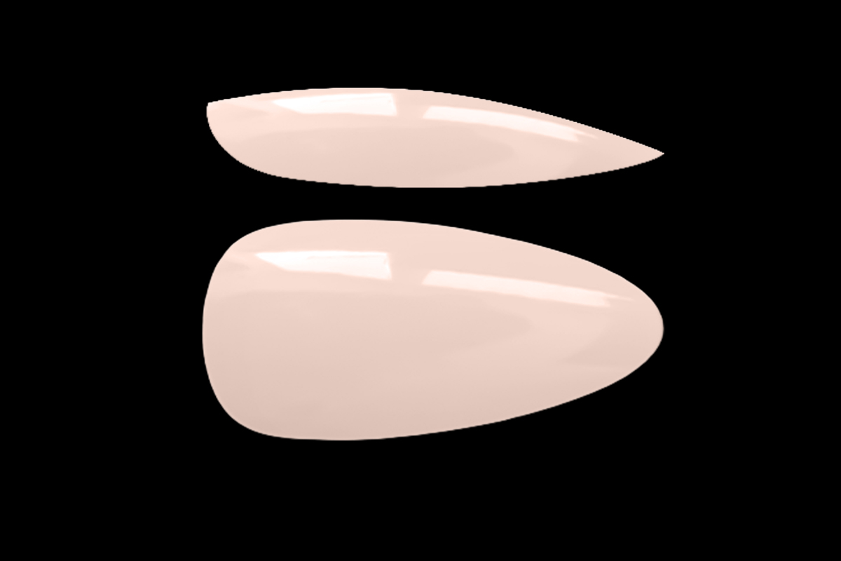 Jolifin 120 Tipbox Press-On oval almond milky nude