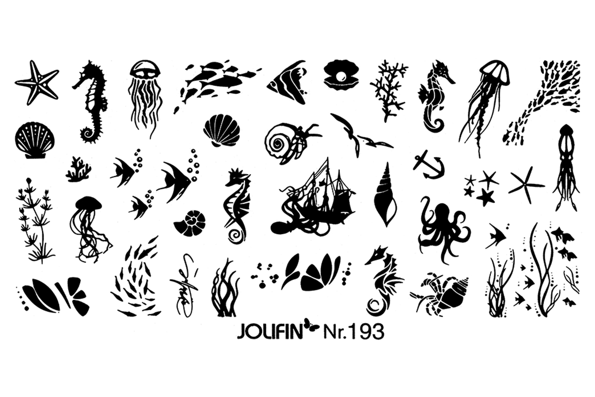Jolifin Stamping stencil - No. 193