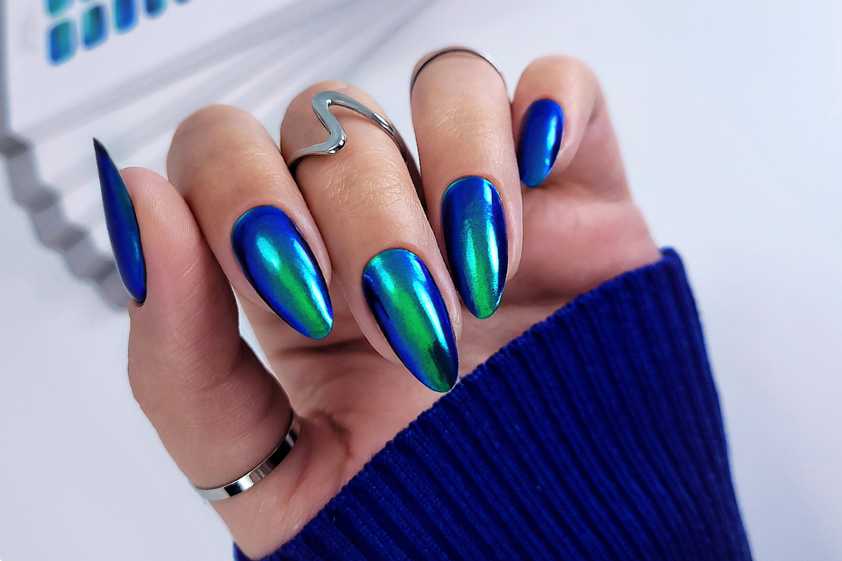 Jolifin LAVENI UV Gel Wraps - FlipFlop turquoise