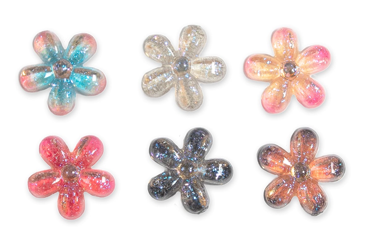 Jolifin Overlay Display - Glitter Blumen