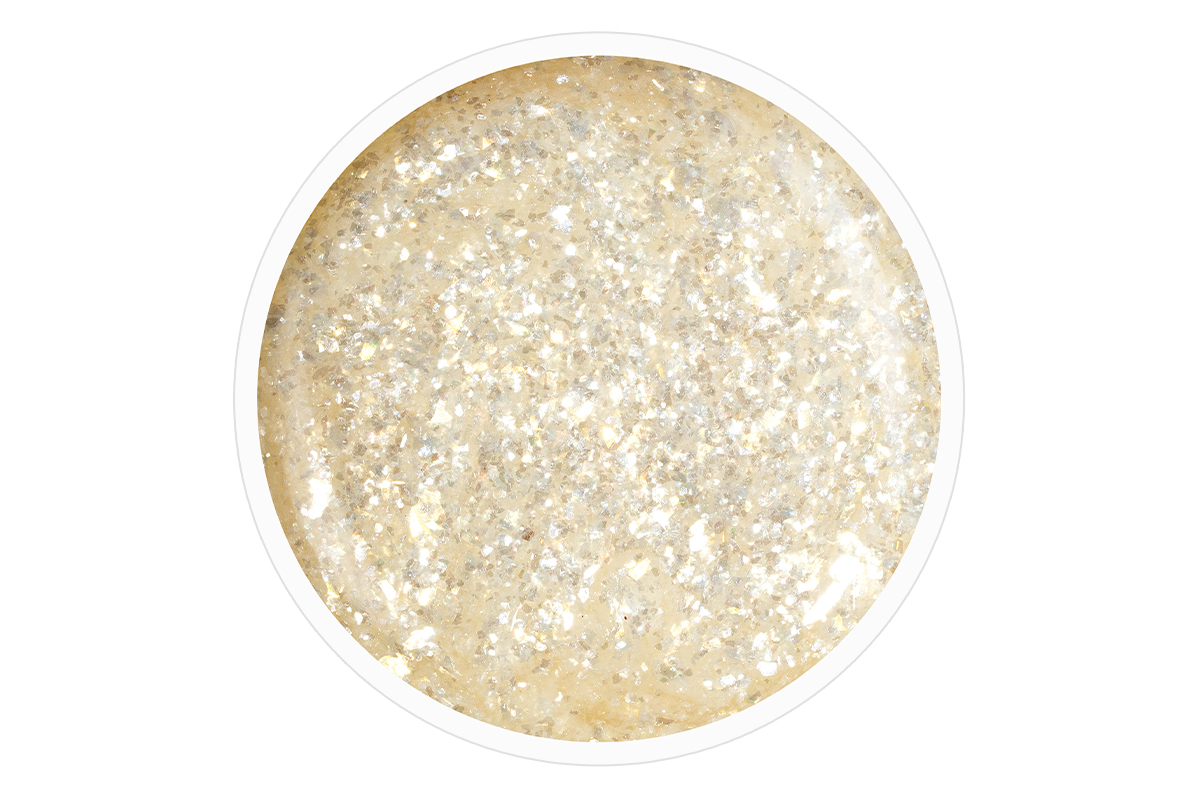 Jolifin LAVENI Shellac - Top-Coat super matt frosty flakes 10ml