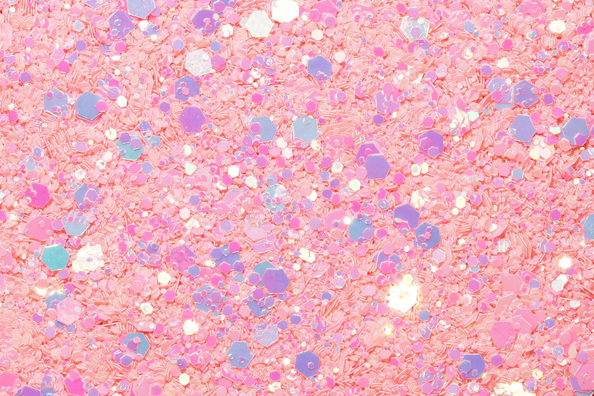 Jolifin LAVENI Sparkle Glitter - pastel pink