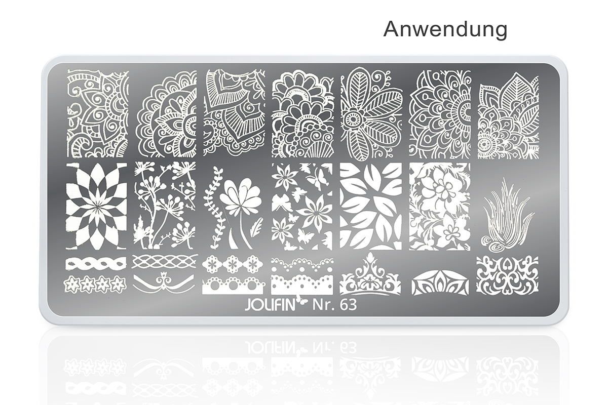 Jolifin Stamping-Schablone - Schablonen Rückseite selbstklebend