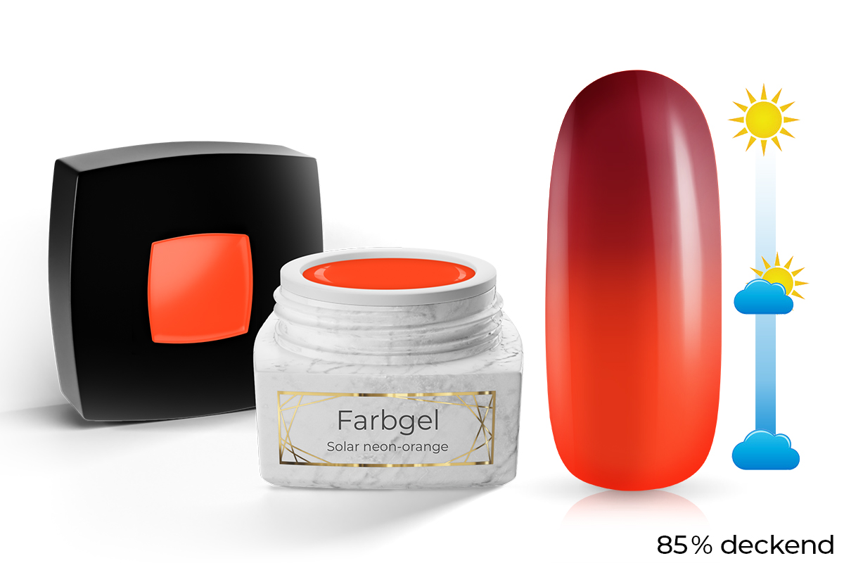 Jolifin LAVENI PRO Colour Gel - Solar neon orange 5ml