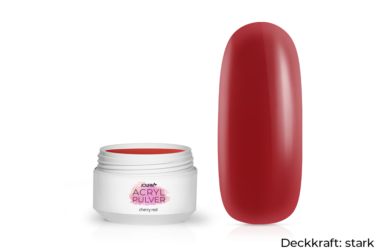 Jolifin Acryl Farbpulver - cherry red 5g