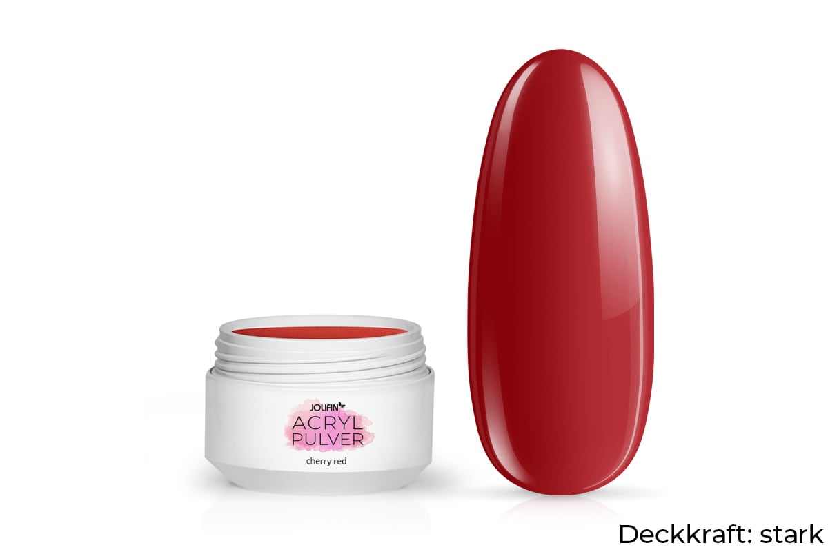 Jolifin Acryl Farbpulver - cherry red 5g