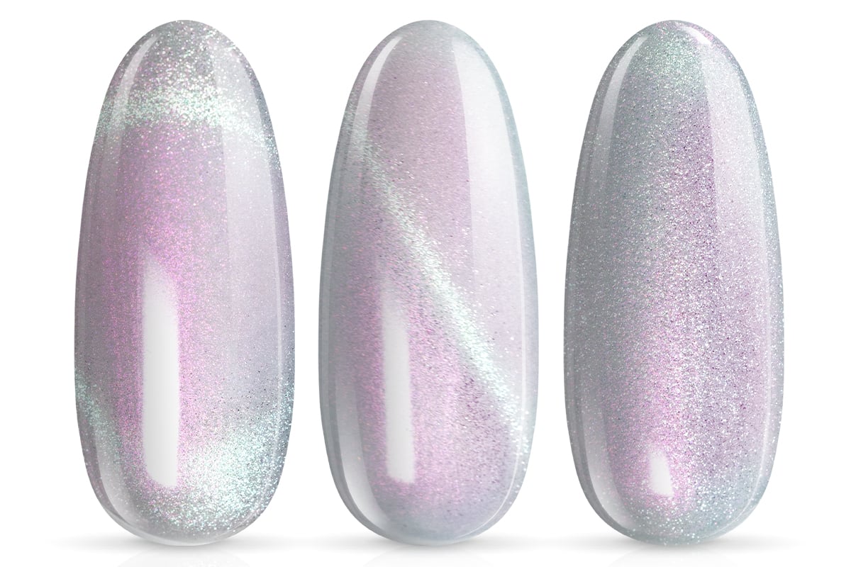 Jolifin LAVENI Shellac - Cat-Eye aurora pearl rose 10ml