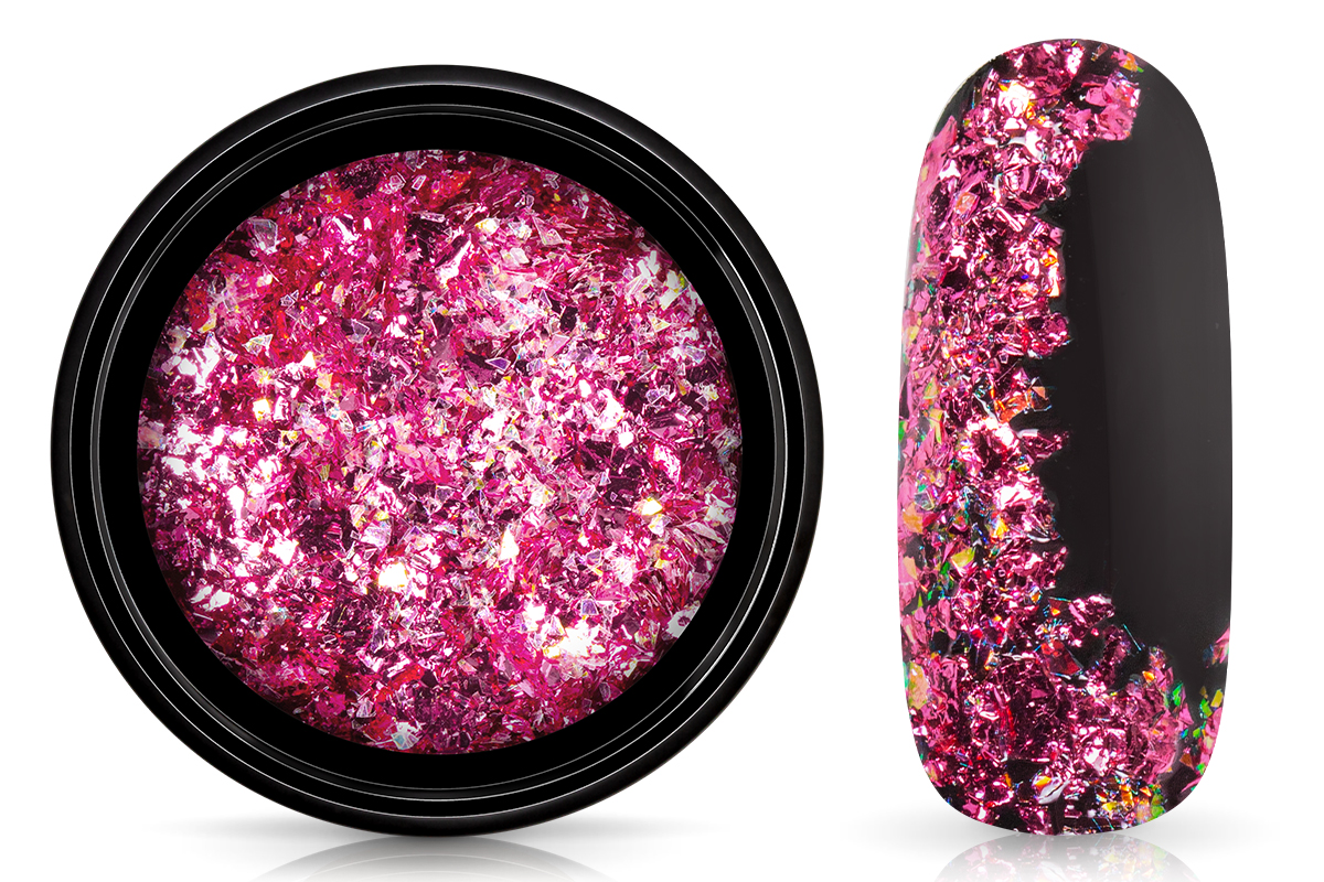 Jolifin Soft Foil Flakes - Aurora pink roses