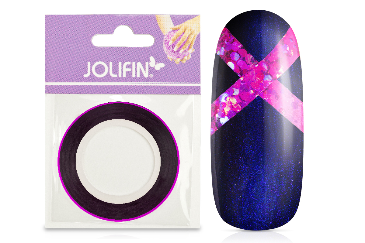Jolifin Pinstripes hologram pink - 3mm