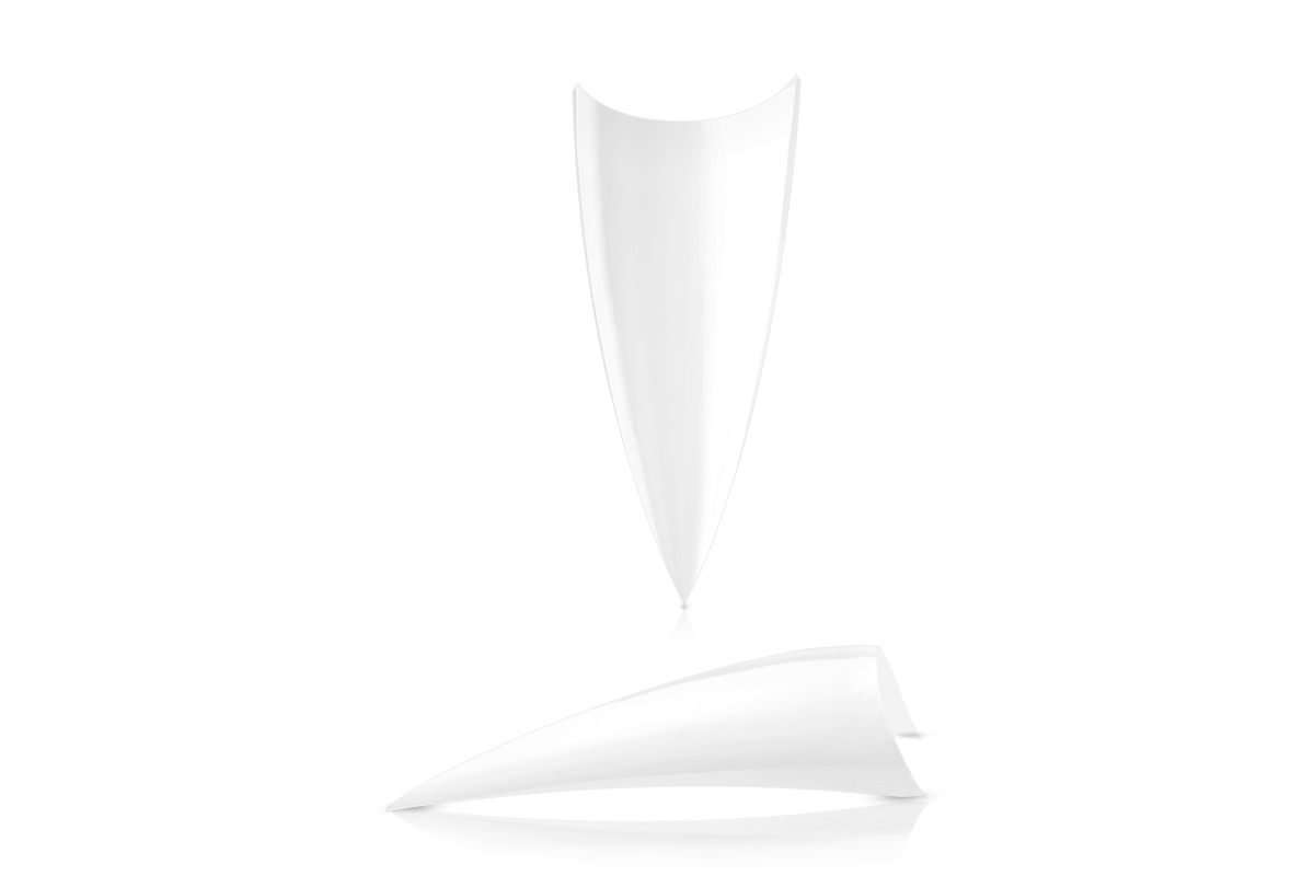 Jolifin 100 tip box almond clear