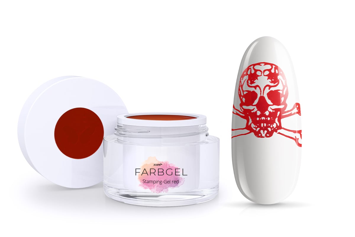 Jolifin Stamping Gel - red 5ml