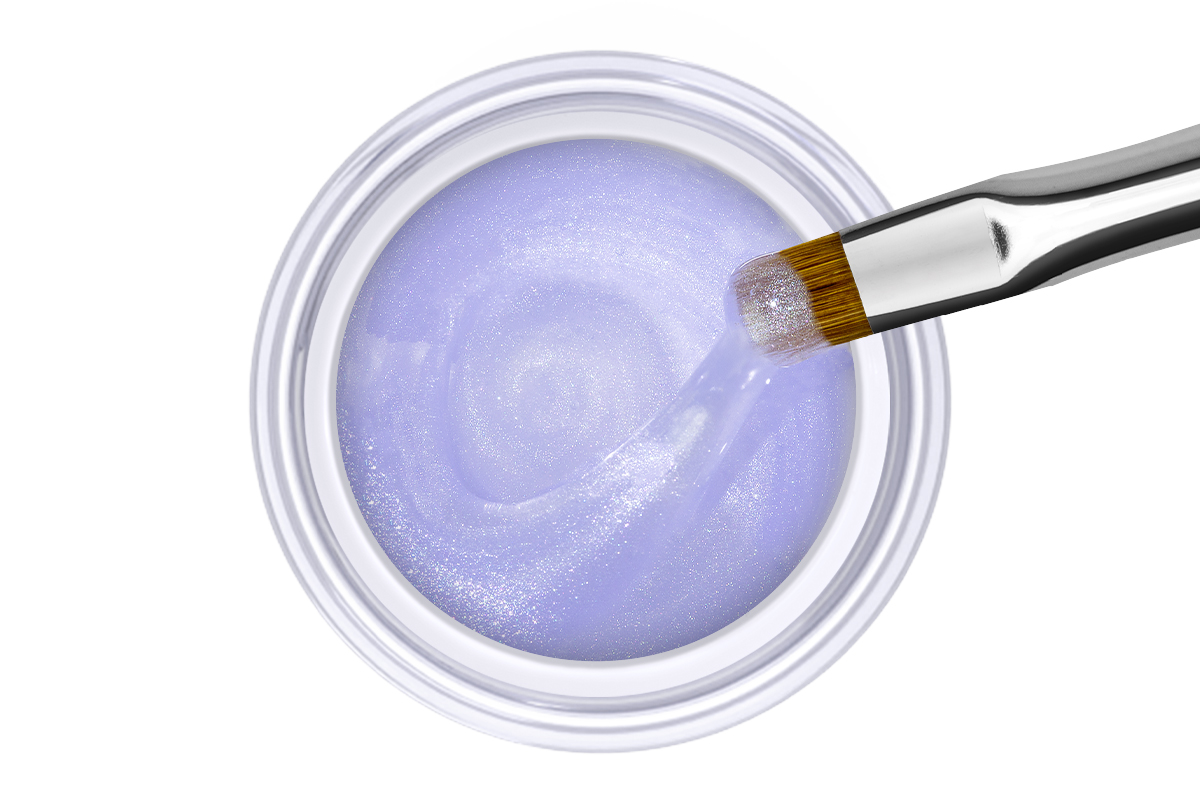 Jolifin Studioline - Build-up gel silver mica 15ml