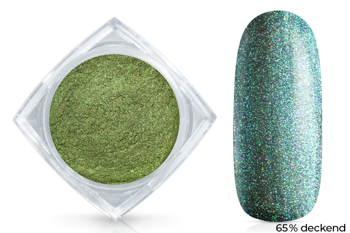 Jolifin Clear Cat-Eye Pigment - Chameleon jade
