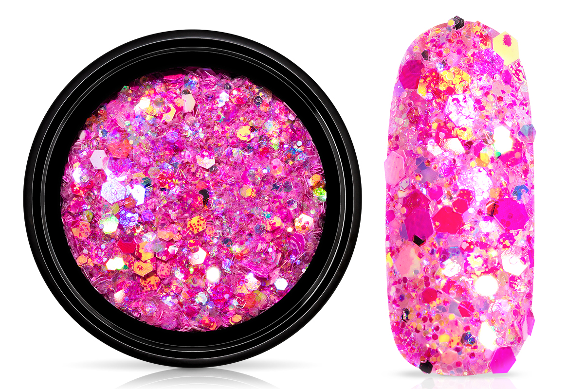 Jolifin LAVENI Festival Glitter - candy pink