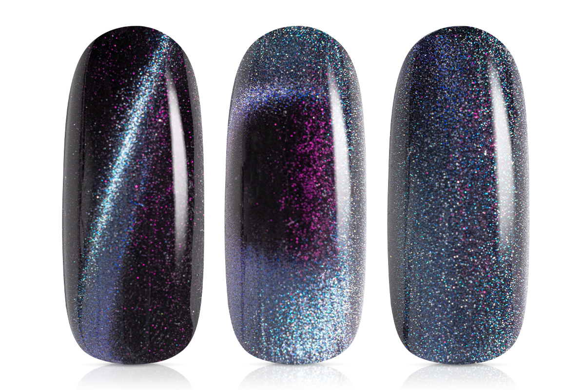 Jolifin LAVENI Shellac - Cat-Eye 9D mystic purple 10ml