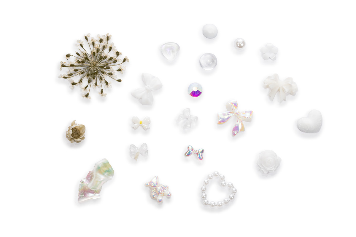 Jolifin XXXL Nailart Display - White Mix