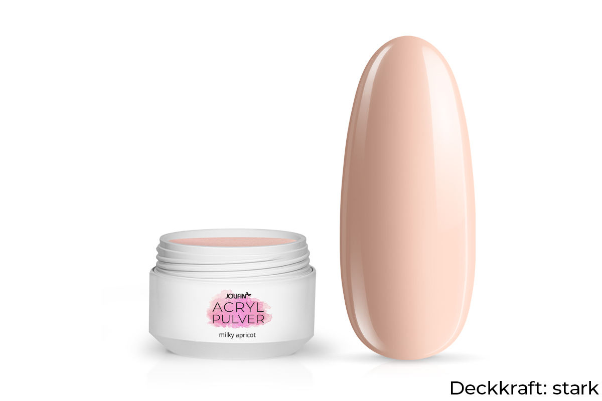 Jolifin Acryl Farbpulver milky apricot 5g