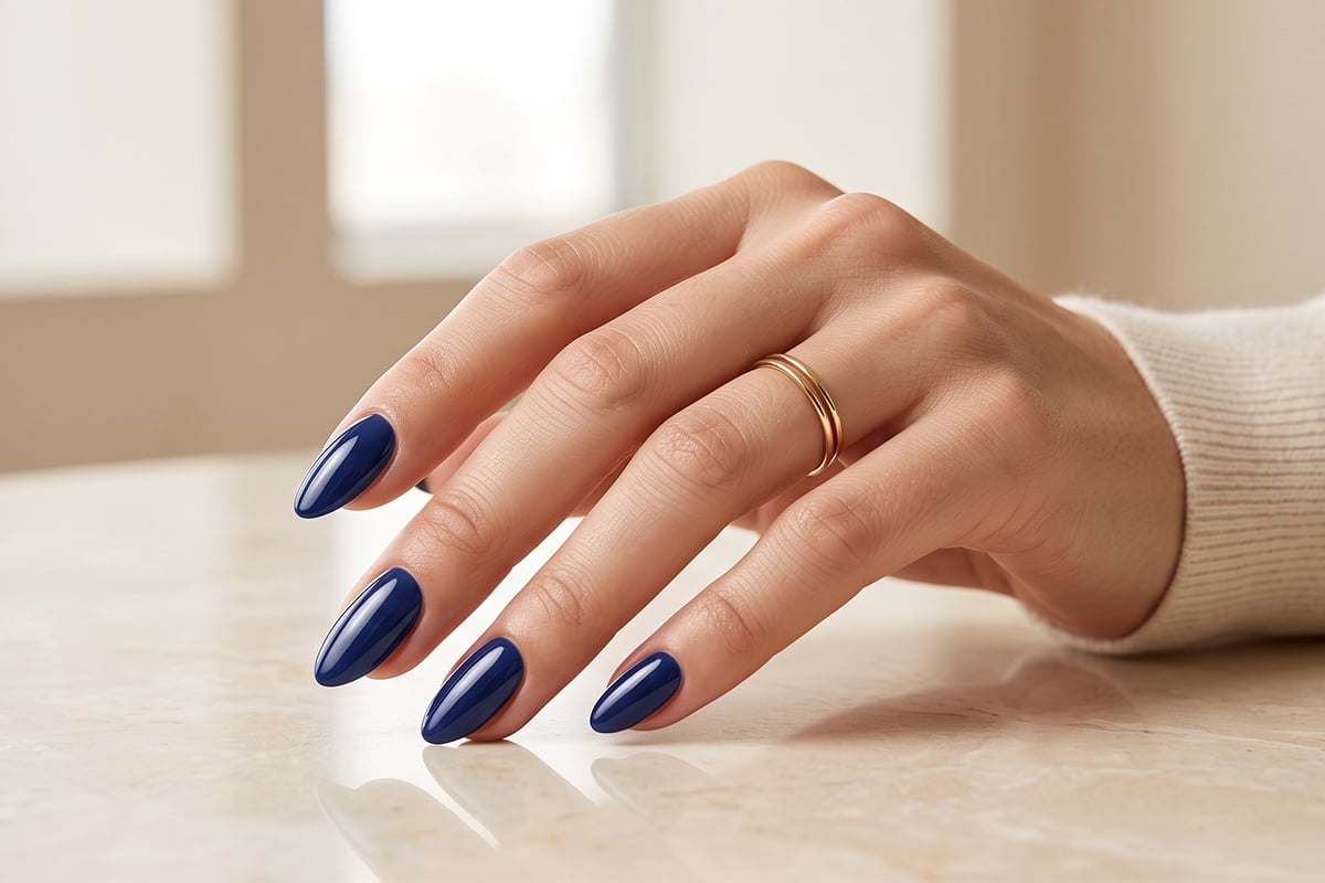 Jolifin LAVENI Shellac - deep blue night 10ml