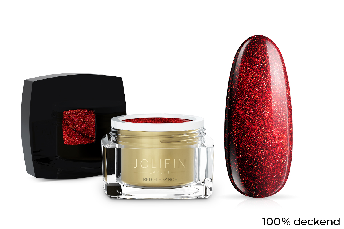 Jolifin LAVENI Farbgel - red elegance 5ml