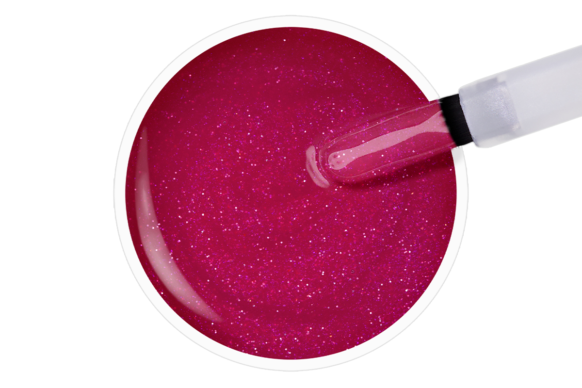 Jolifin Carbon Quick colour gel Thermo hot pink glitter 11ml