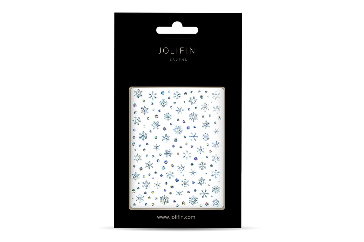 Jolifin LAVENI XL Sticker - hologram christmas No. 5