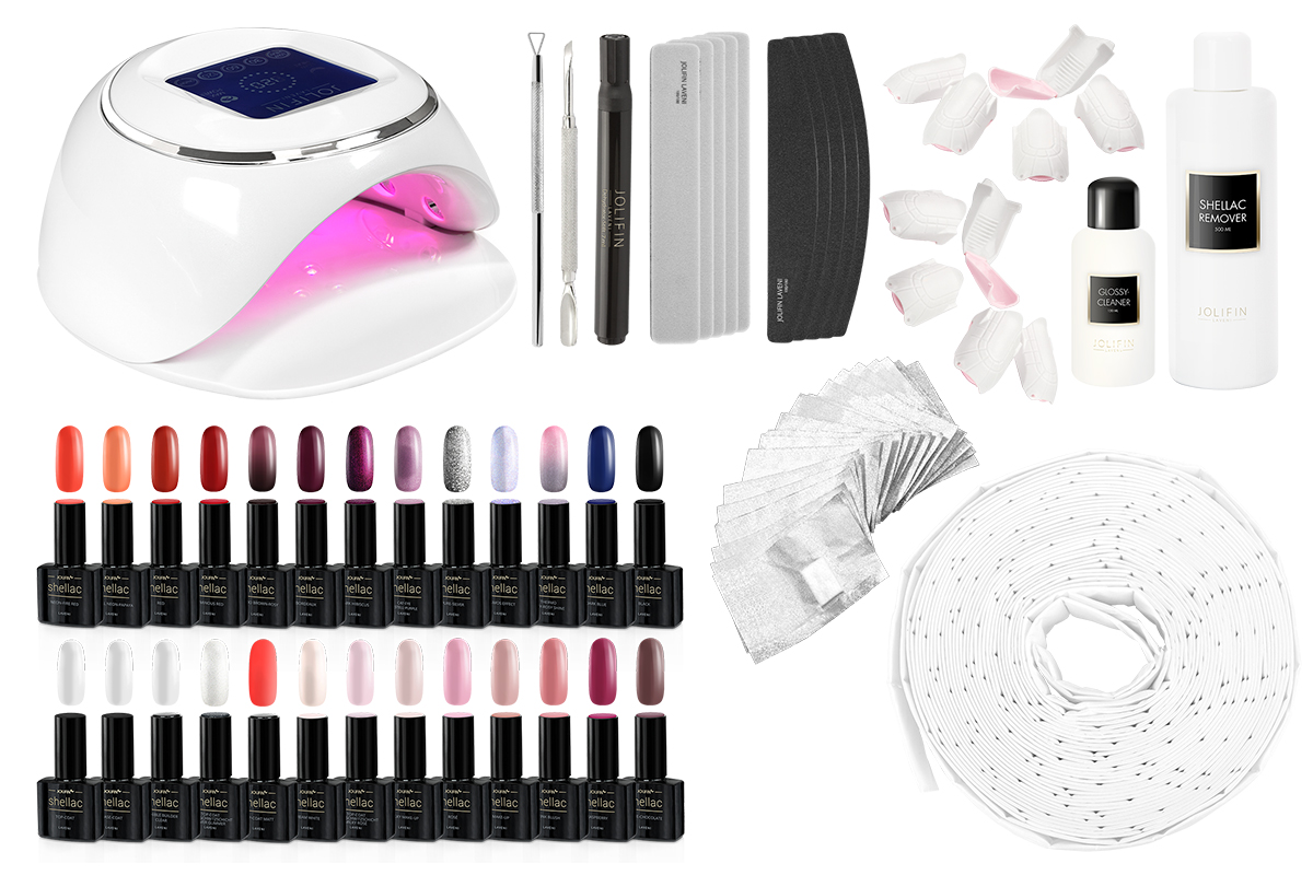 Jolifin LAVENI Shellac Starter-Set - XXL - Professional
