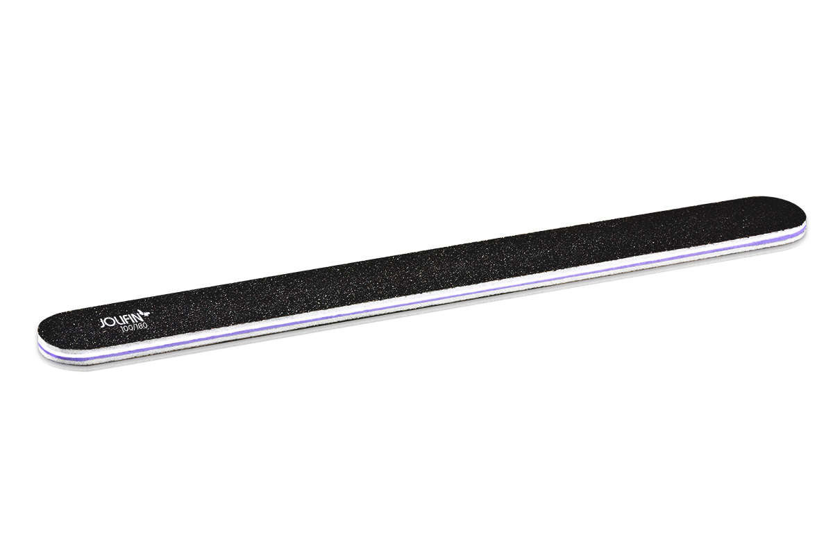 Jolifin file straight black 100/180