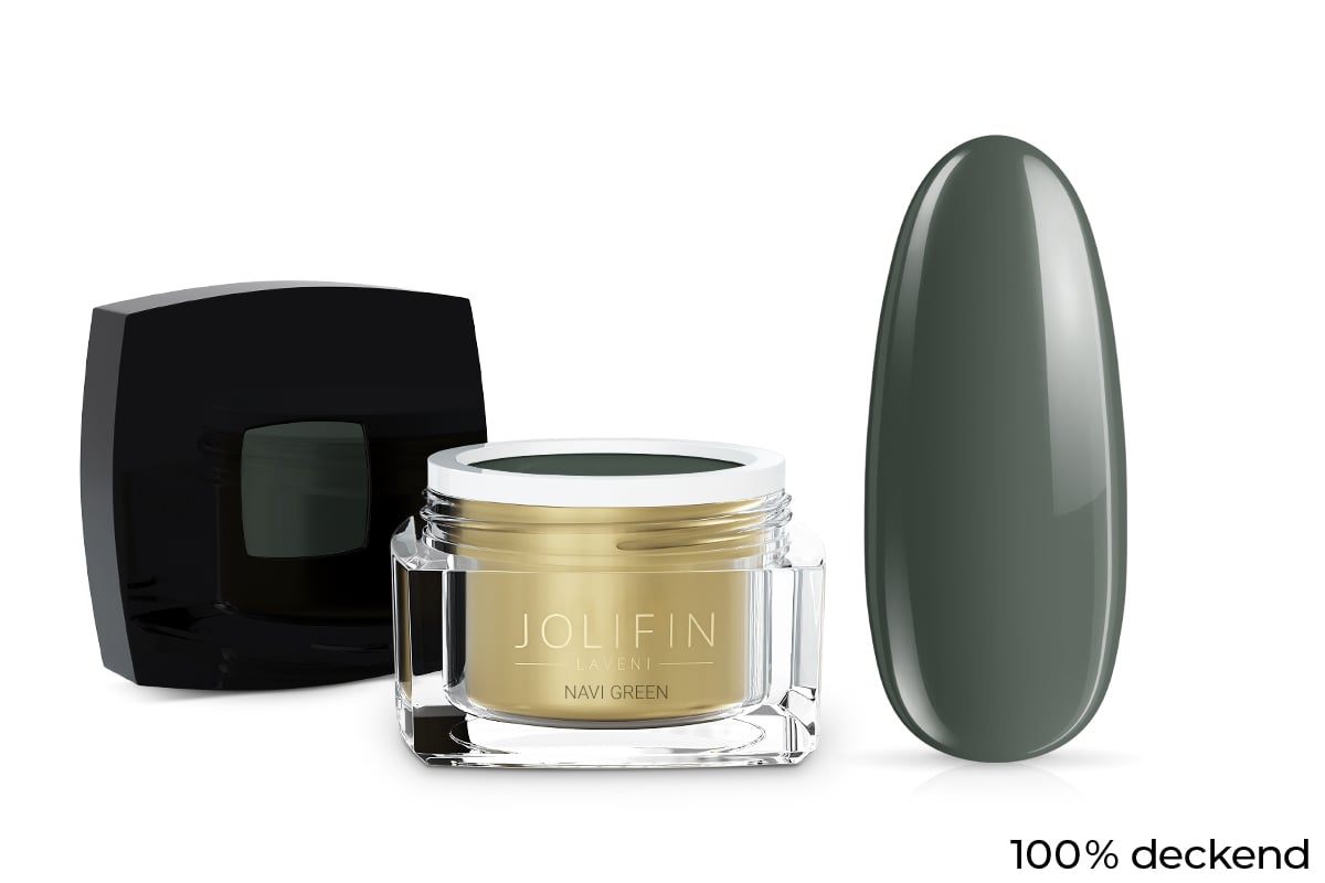 Jolifin LAVENI Farbgel - navi green 5ml