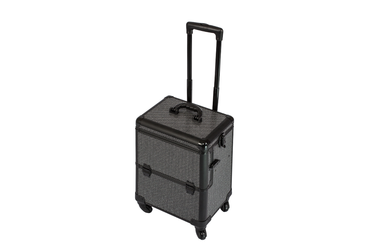 Jolifin trolley case black glitter
