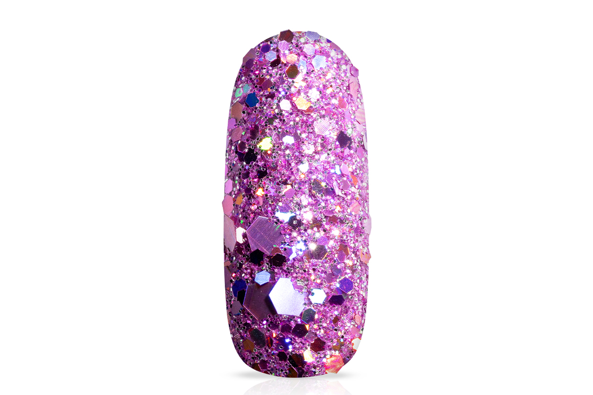 Jolifin Hexagon Glittermix - hologram lavender