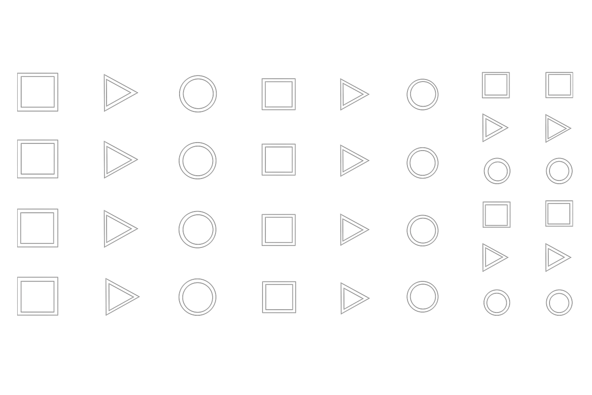 Jolifin LAVENI XL Sticker - Symbols white