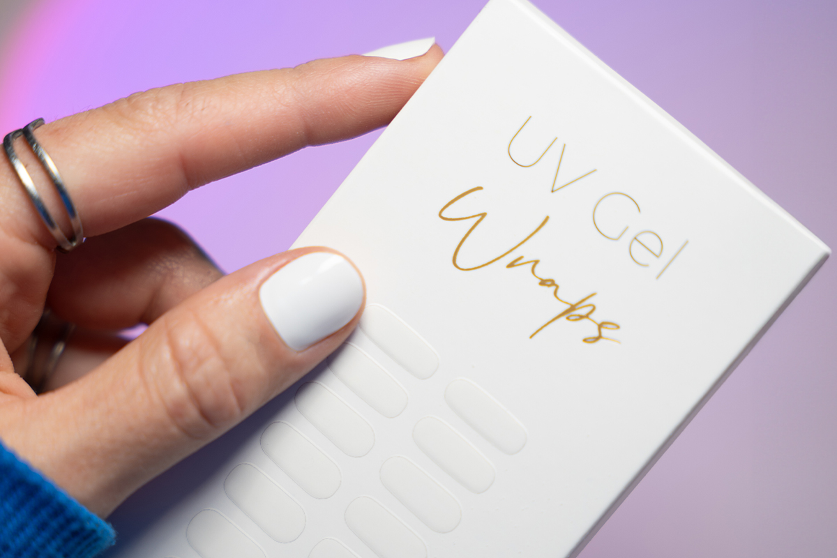 Jolifin LAVENI UV Gel Wraps - white